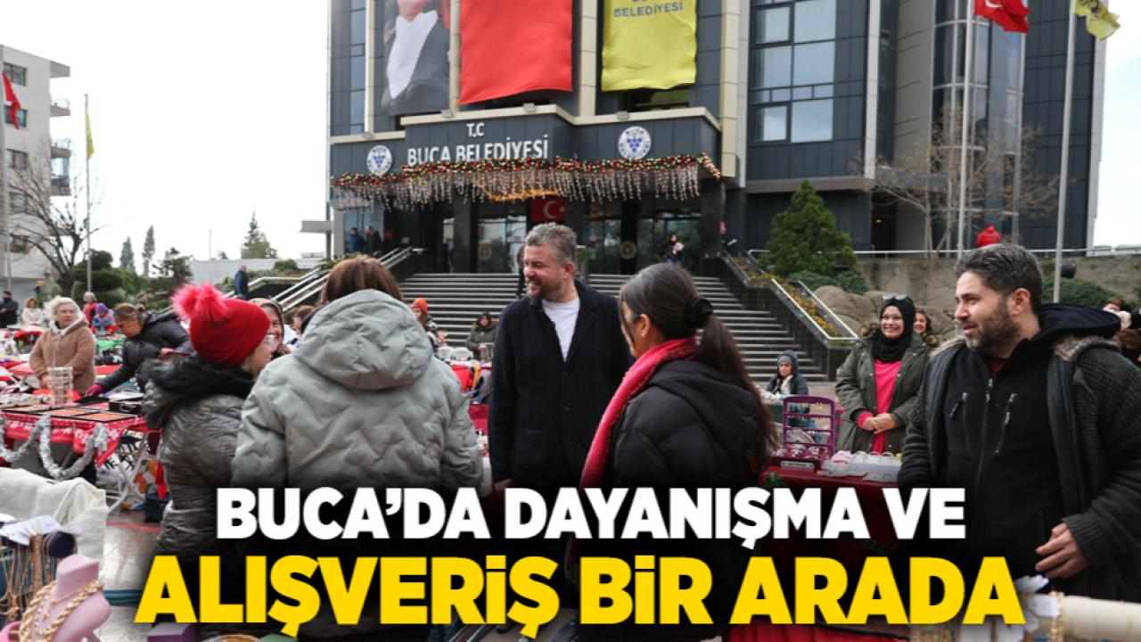 Buca’da dayanışma ve alışveriş bir arada