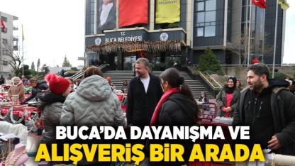 Buca’da dayanışma ve alışveriş bir arada