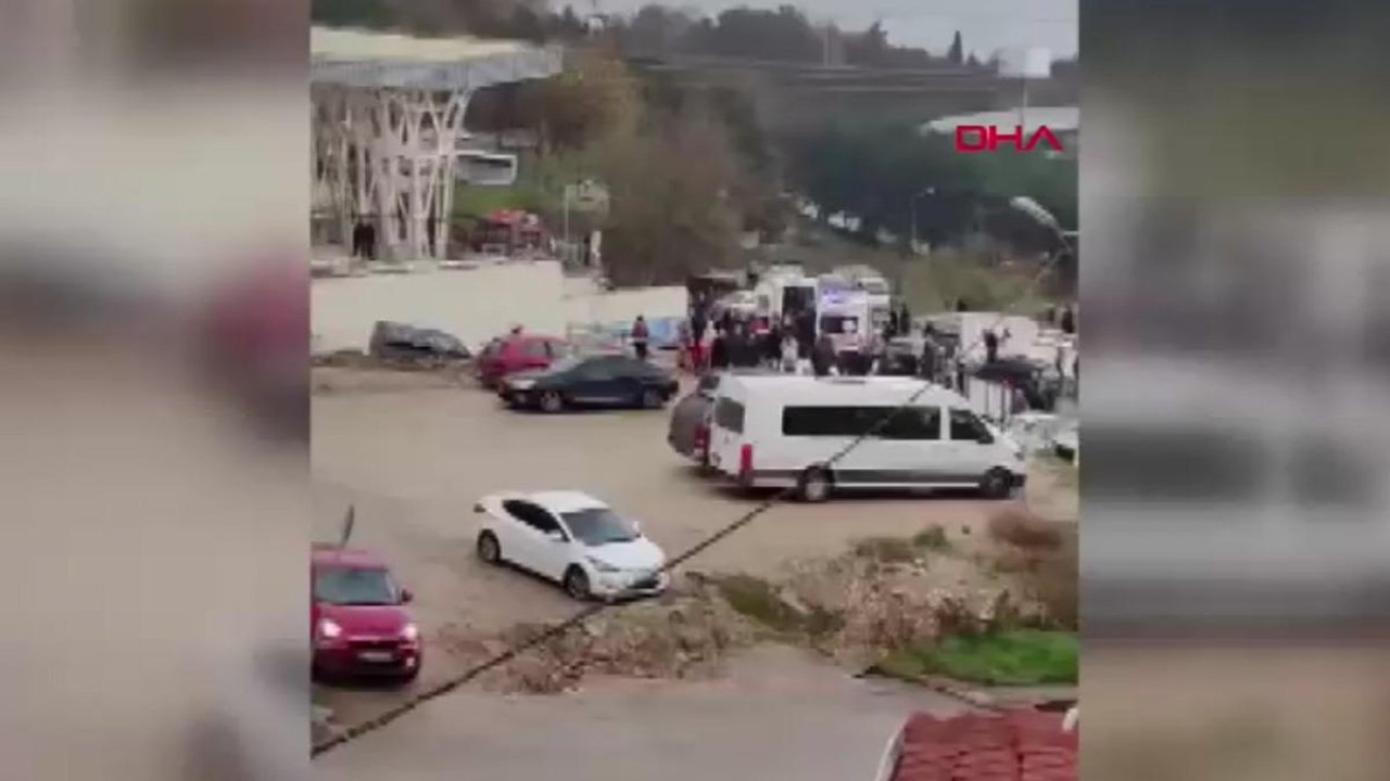 Bursa&#039;da pazar alanında yangın!