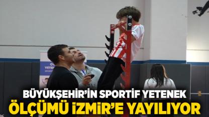 Büyükşehir’in sportif yetenek ölçümü İzmir’e yayılıyor