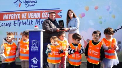 Çeşme Belediyesi, Alaçatı’da çocuklar için yeni bir yaşam alanının temelini attı