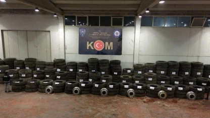 Denizli’de piyasa değeri 3 milyon TL olan kaçak mala el konuldu