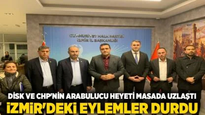 Disk Ve CHP'nin Arabulucu Heyeti Masada Uzlaştı, İzmir'deki Eylemler Durdu