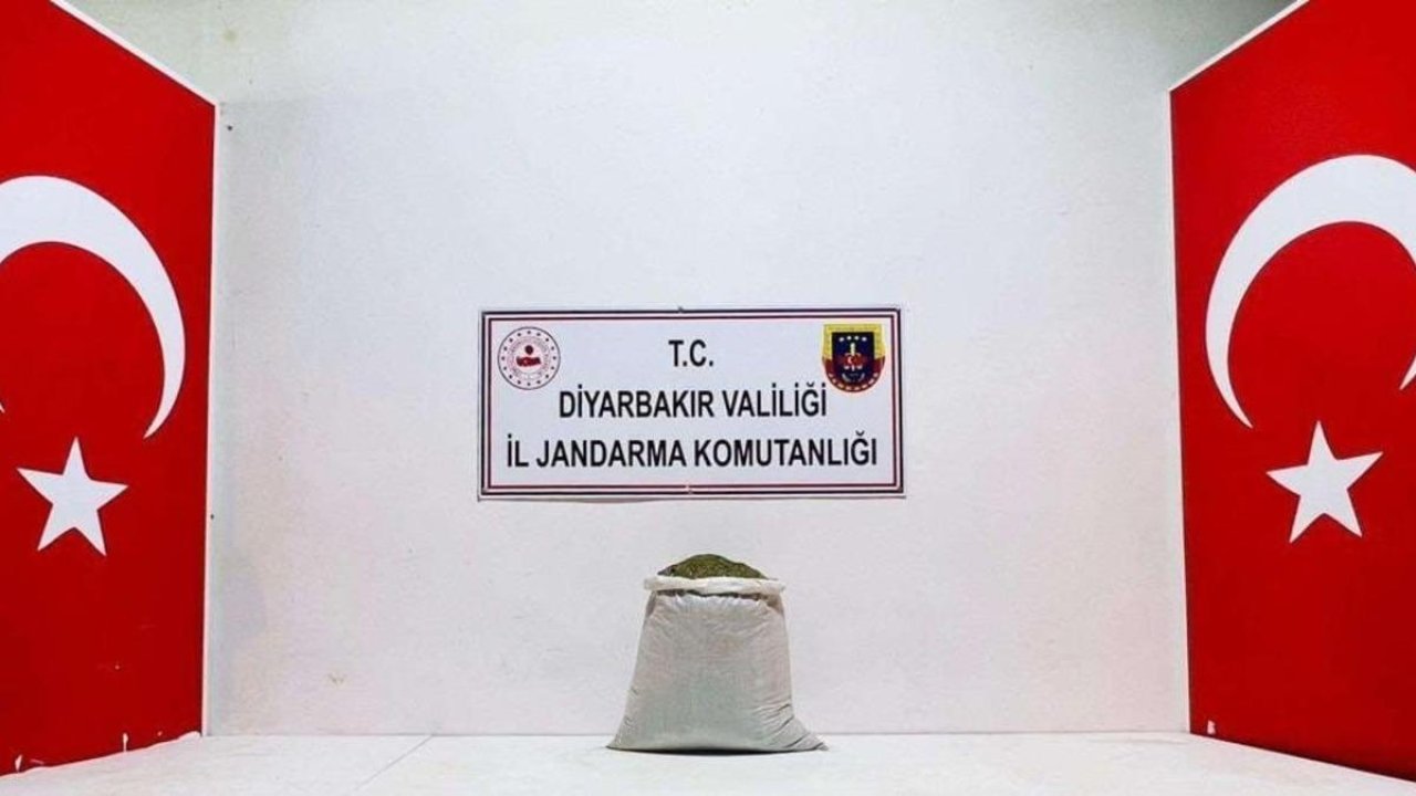 Diyarbakır’da uyuşturucu operasyonu: 32 kilo esrar ele geçirildi