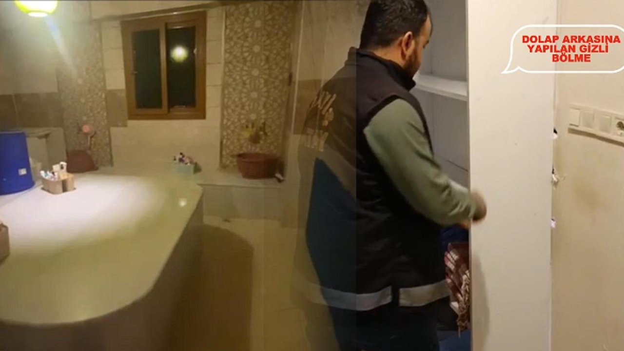 Dolabın arkasındaki gizli bölmeden &#039;fuhuş&#039; çıktı! 9&#039;u birden yakalandı