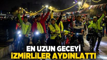 En uzun geceyi İzmirliler aydınlattı