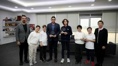 Fibonacci Robot Olimpiyatlarında Aliağa’dan 3 Dünya Birincisi