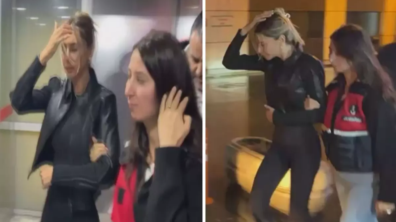 Gözaltına alınan Şeyma Subaşı'ndan ilk görüntü