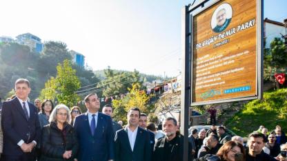 HALK SAĞLIĞININ MÜCADELE İSMİ DR. ERGÜN DEMİR’İN İSMİ NARLIDERE’DE ÖLÜMSÜZLEŞTİ