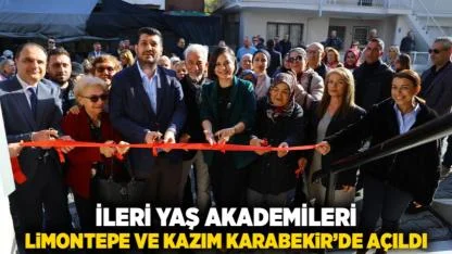 İleri Yaş Akademileri Limontepe ve Kazım Karabekir’de Açıldı