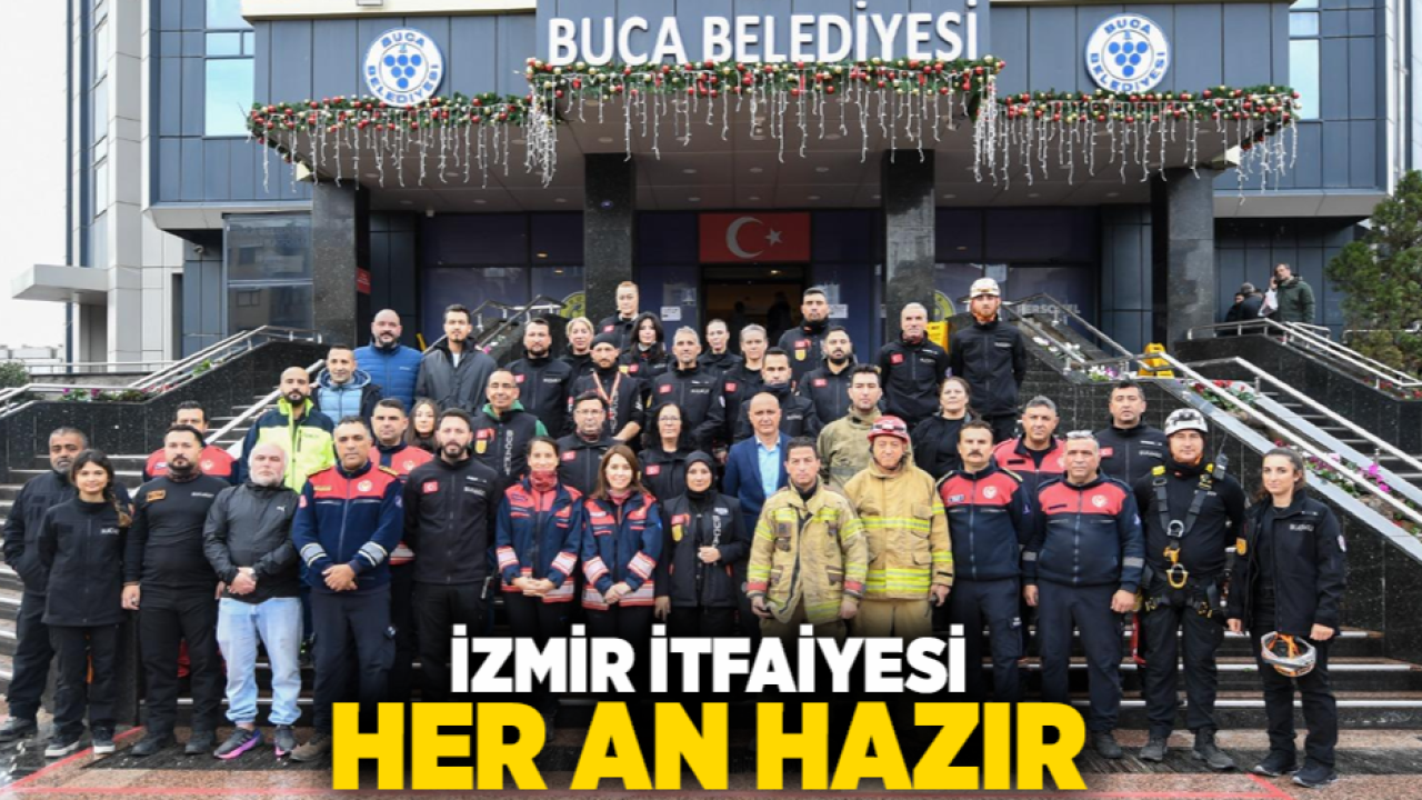 İzmir İtfaiyesi her an hazır