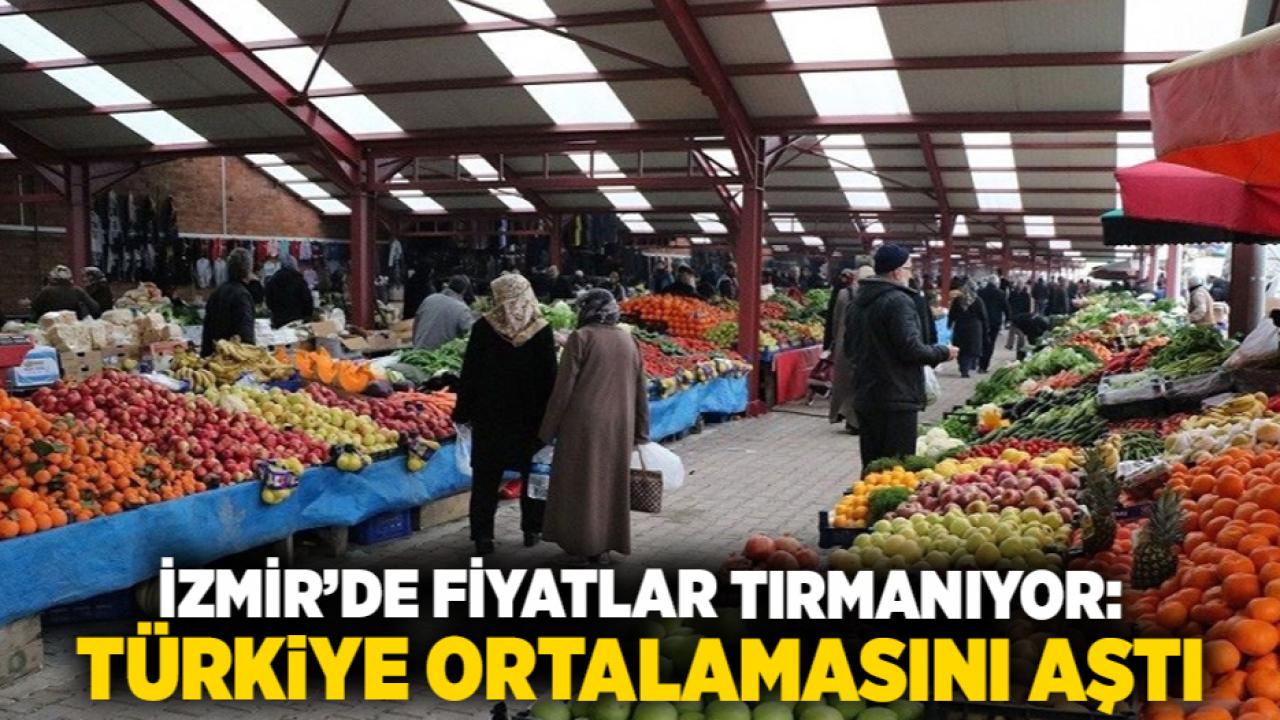 İzmir’de Fiyatlar Tırmanıyor: Türkiye Ortalamasını Aştı