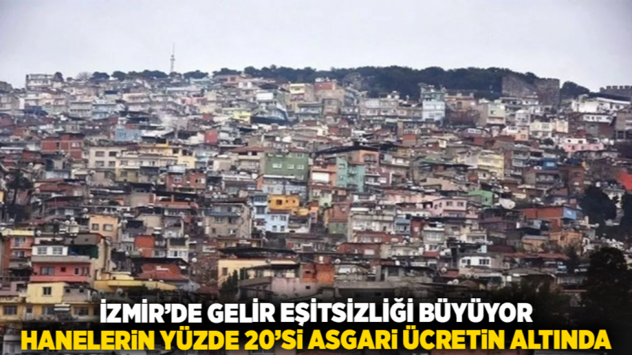 İzmir’de Gelir Eşitsizliği Büyüyor: Hanelerin Yüzde 20’si Asgari Ücretin Altında