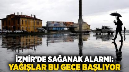 İzmir’de Sağanak Alarmı: Yağışlar Bu Gece Başlıyor