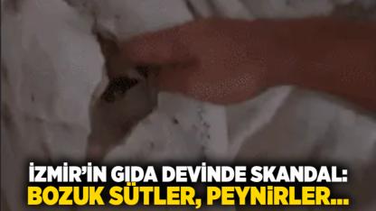 İzmir’in Gıda devinde skandal: Bozuk Sütler, peynirler vatandaşa neler yediriyorlar…