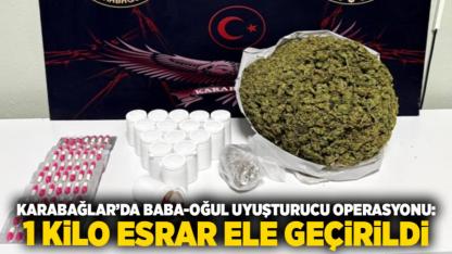 Karabağlar’da Baba-Oğul Uyuşturucu Operasyonu: 1 Kilo Esrar Ele Geçirildi
