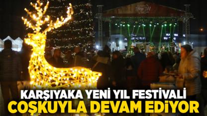 Karşıyaka Yeni Yıl Festivali coşkuyla devam ediyor