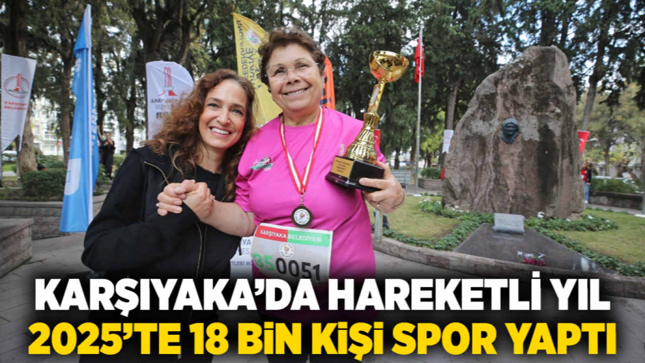 Karşıyaka’da hareketli yıl: 2025’te 18 bin kişi spor yaptı
