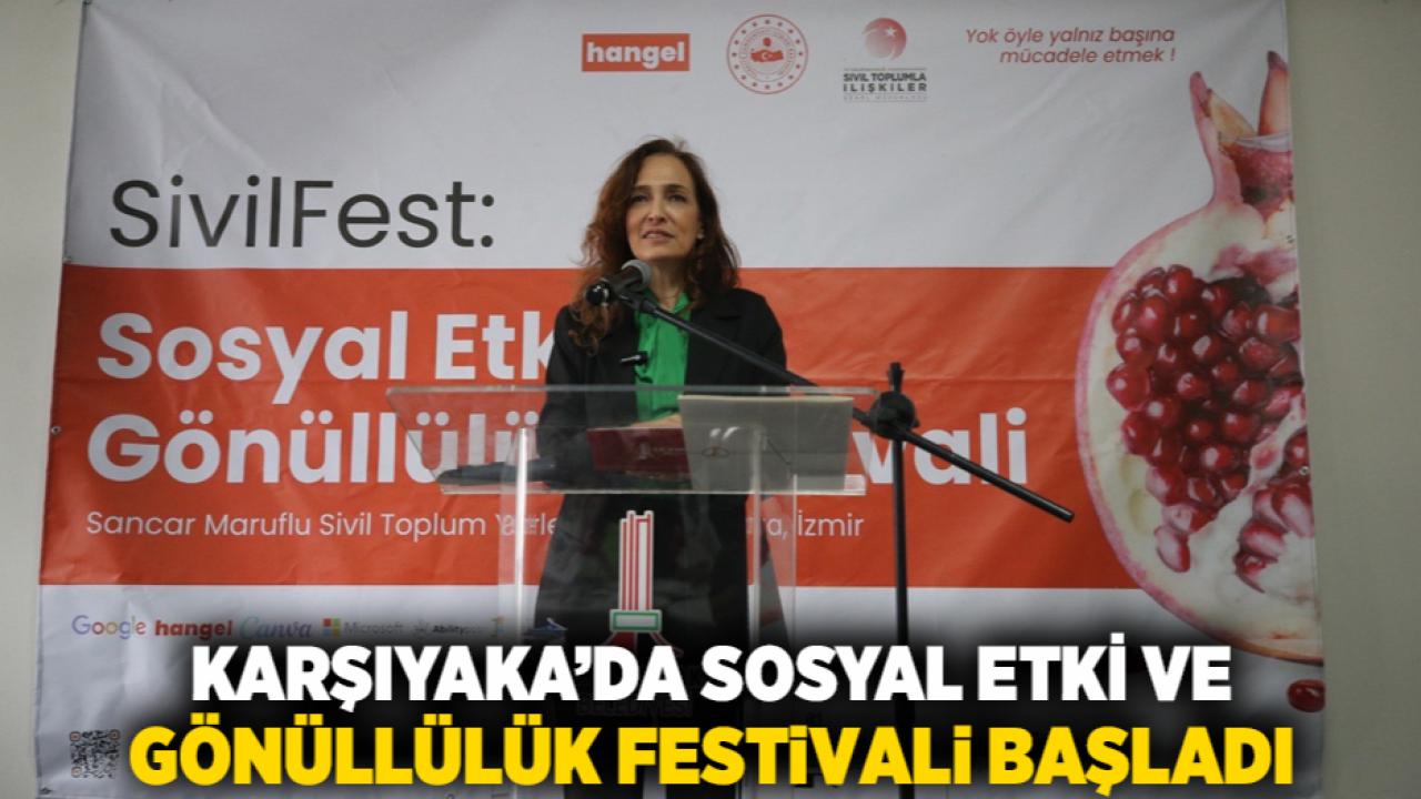 Karşıyaka’da Sosyal Etki ve Gönüllülük Festivali başladı