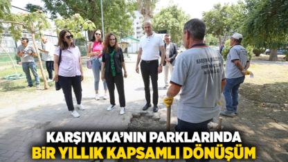 Karşıyaka’nın parklarında bir yıllık kapsamlı dönüşüm