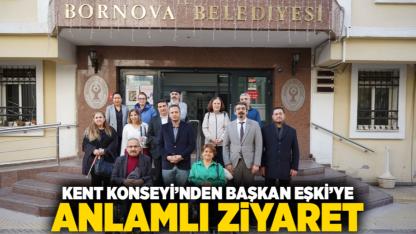 Kent Konseyi’nden Başkan Eşki’ye anlamlı ziyaret