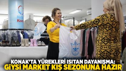 Konak’ta yürekleri ısıtan dayanışma: Giysi Market kış sezonuna hazır