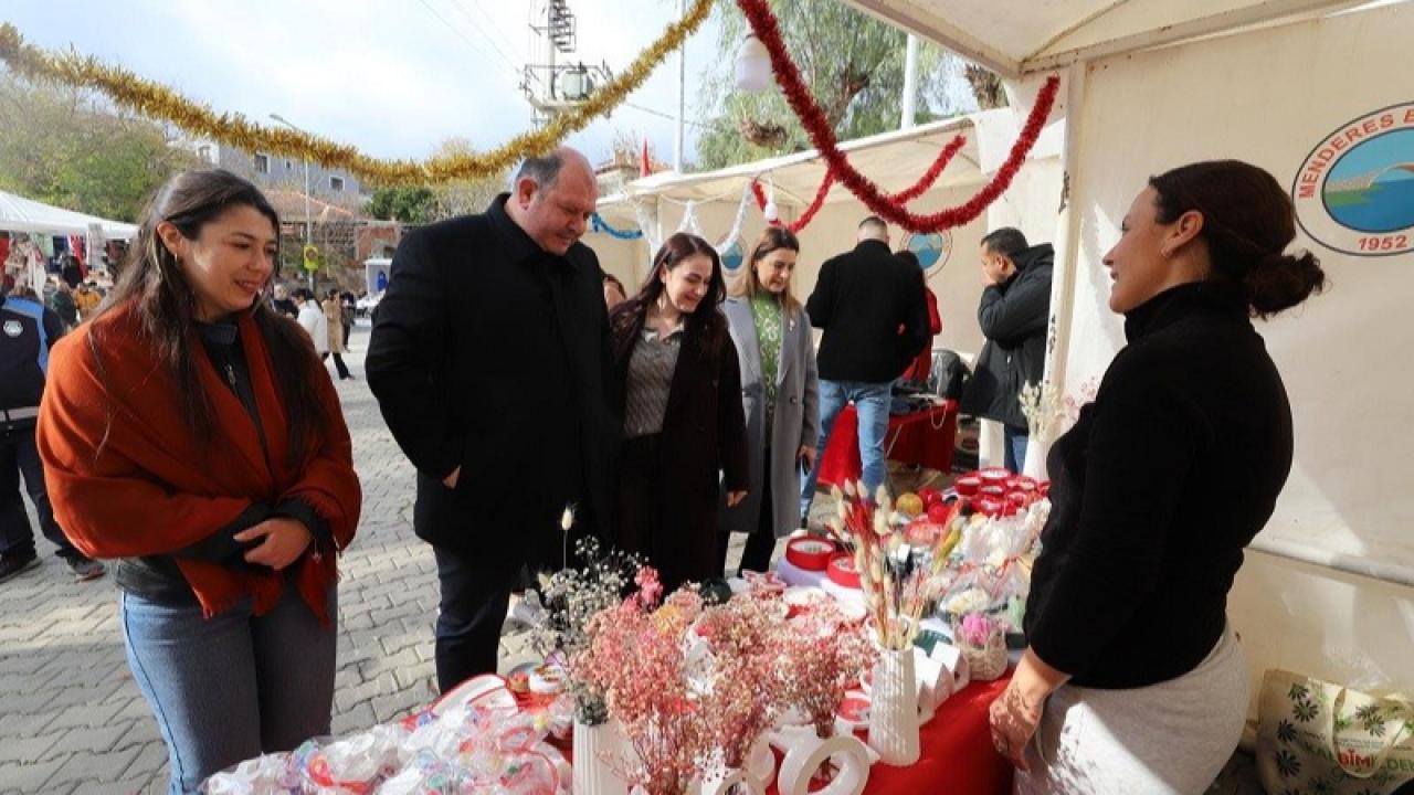 Menderes’te Coşkulu Yılbaşı Pazarı