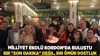 MİLLİYET EKOLÜ KORDON’DA BULUŞTU  BİR "SON DAKİKA" DEĞİL, BİR ÖMÜR DOSTLUK