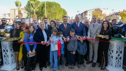 Porta 3 Sarnıç hizmete açıldı Başkan Ünal Işık: “Halkımız için kamusal alanlar yaratıyoruz”