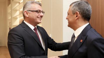 Özgür Özel, KKTC Cumhurbaşkanı Erhürman ile bir araya geldi