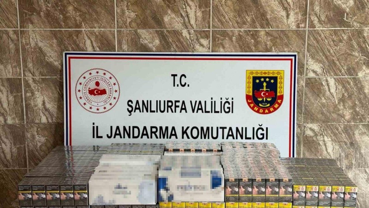 Şanlıurfa’da 7 bin 958 paket kaçak sigara ele geçirildi