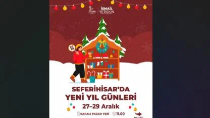 Seferihisar yeni yılı rengârenk etkinliklerle karşılıyor