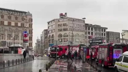 Şişhane metro istasyonunda intihar girişimi! Seferler durdu