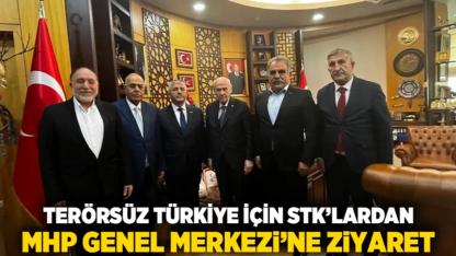 Terörsüz Türkiye İçin STK’lardan MHP Genel Merkezi’ne Ziyaret
