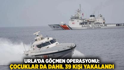 Urla’da Göçmen Operasyonu: Çocuklar da Dahil 39 Kişi Yakalandı
