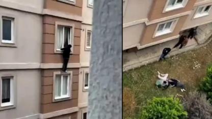 Aileleri evde basınca 4. kattan atlayan gençlerden haber var