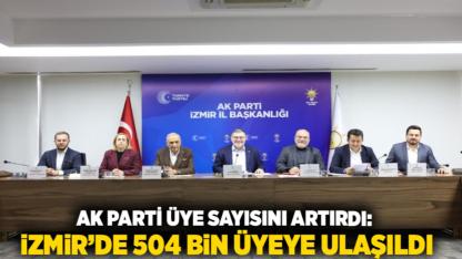 AK Parti Üye Sayısını Artırdı: İzmir’de 504 Bin Üyeye Ulaşıldı