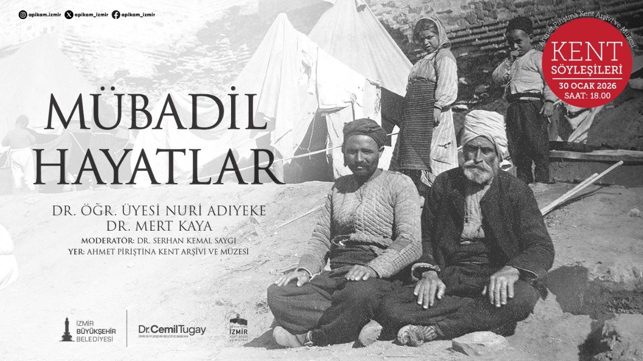 APİKAM’da Kent Söyleşileri “Mübadil Hayatlar” ile devam ediyor