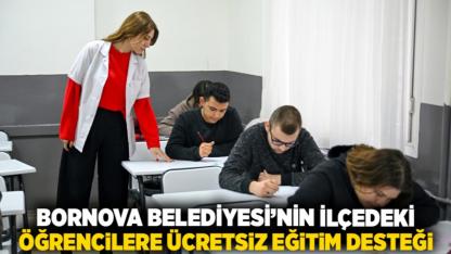 Bornova Belediyesi’nin ilçedeki öğrencilere ücretsiz eğitim desteği
