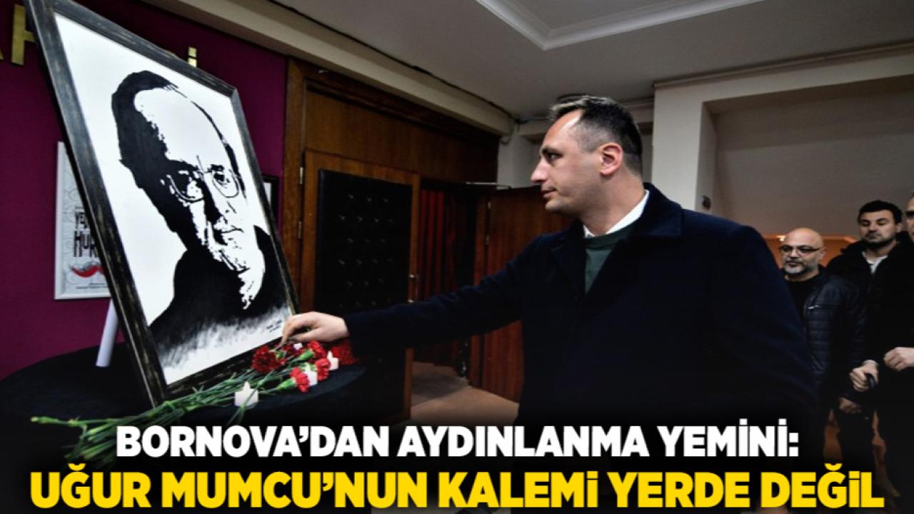 Bornova’dan aydınlanma yemini: Uğur Mumcu’nun kalemi yerde değil