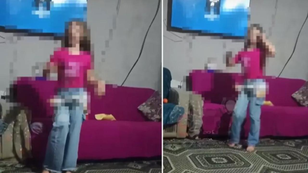 Böyle anne olmaz olsun! Para için küçük kızını canlı yayında dans ettirdi