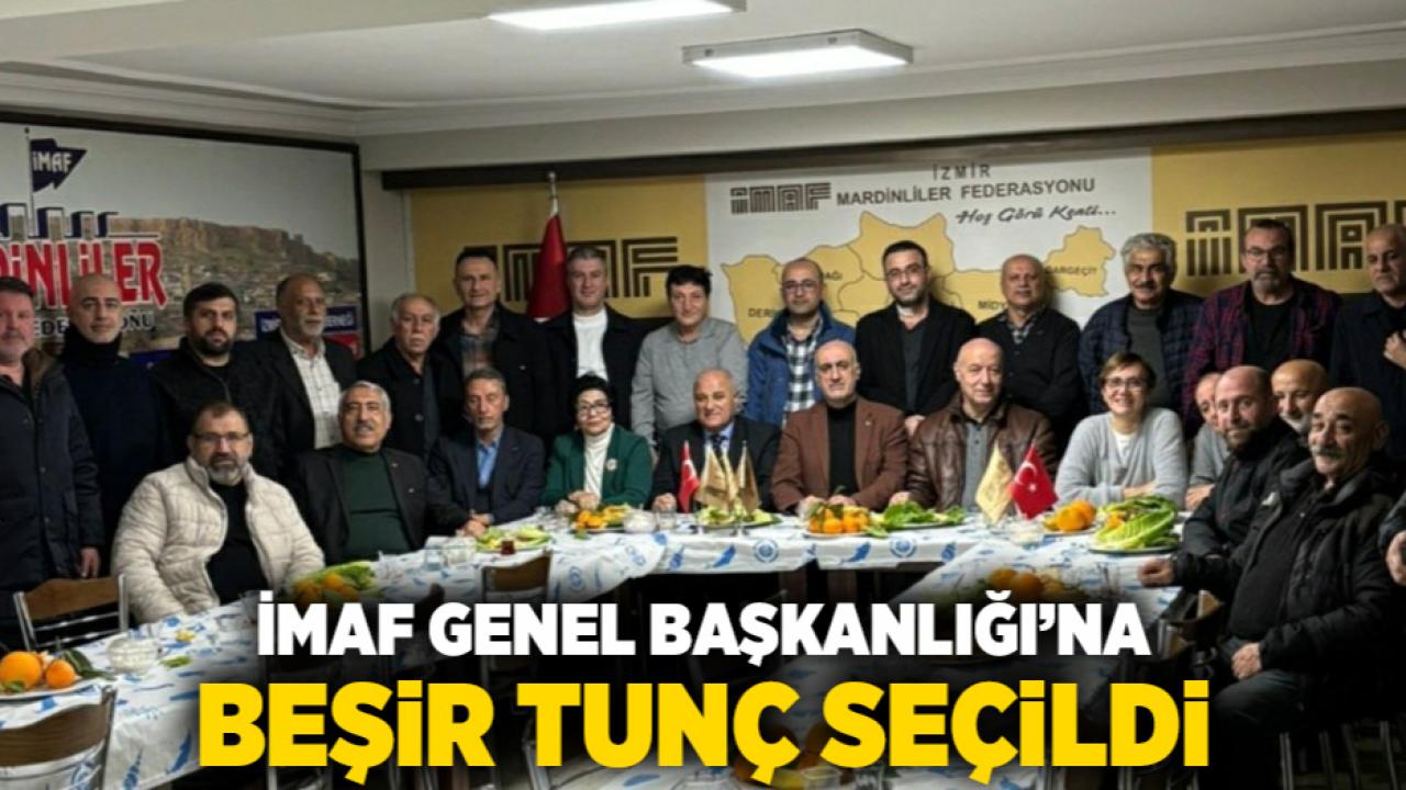 İMAF Genel Başkanlığı’na Beşir Tunç seçildi