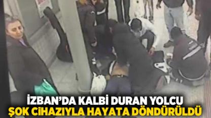 İZBAN’da Kalbi Duran Yolcu, Şok Cihazıyla Hayata Döndürüldü