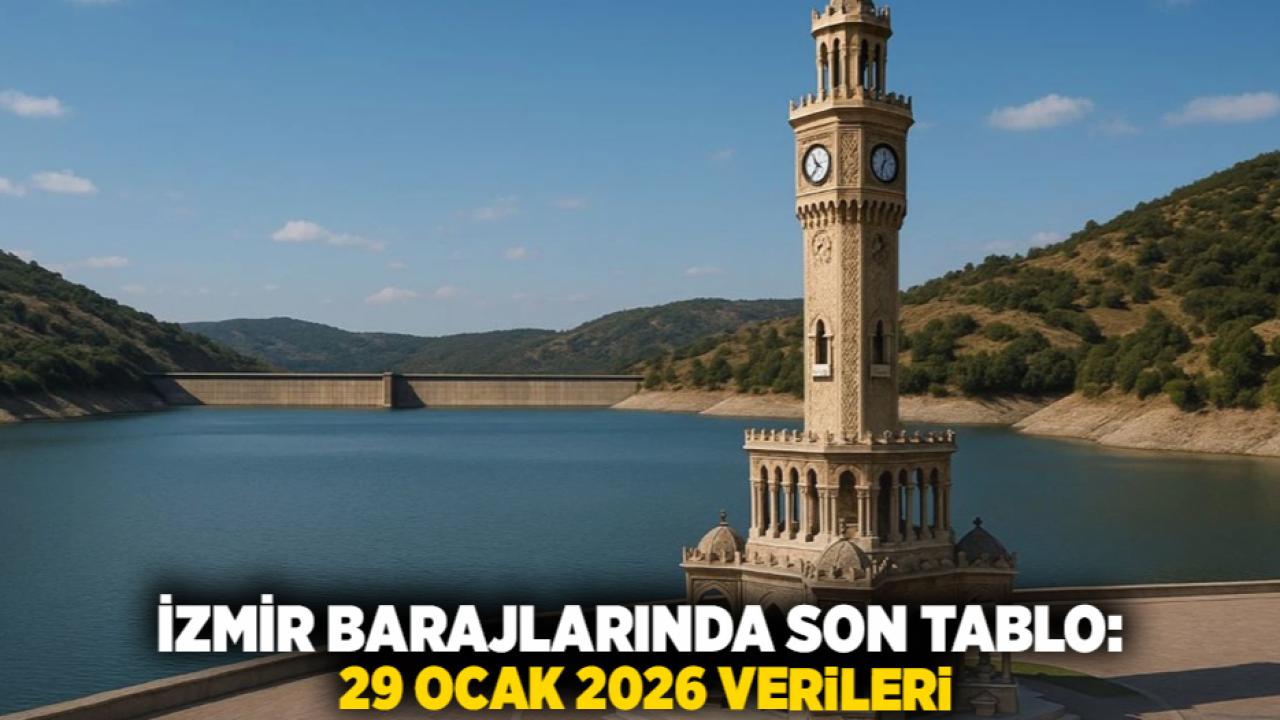İzmir Barajlarında Son Tablo: 29 Ocak 2026 Verileri