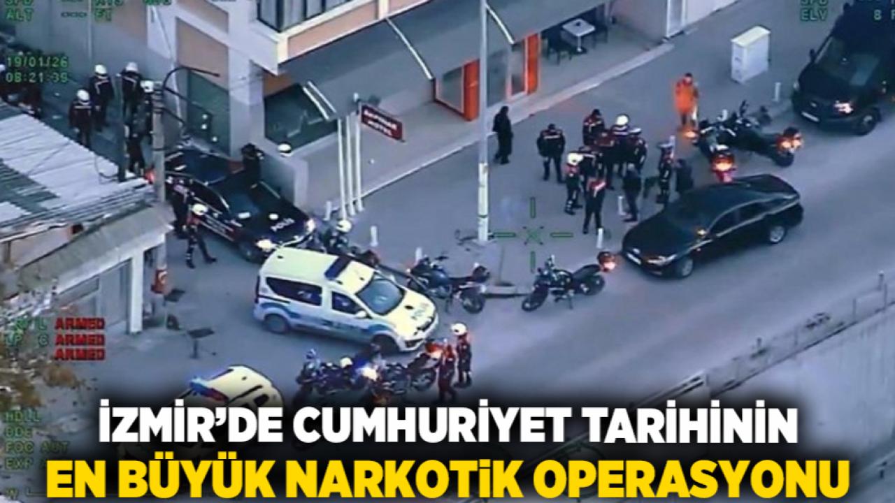 İzmir’de Cumhuriyet Tarihinin En Büyük Narkotik Operasyonu