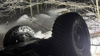 Kar yağışı kazaya neden oldu, İnegöl’de cip uçuruma yuvarlandı: 5 yaralı