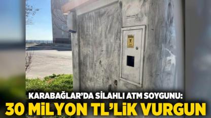 Karabağlar’da Silahlı ATM Soygunu: 30 Milyon TL’lik Vurgun