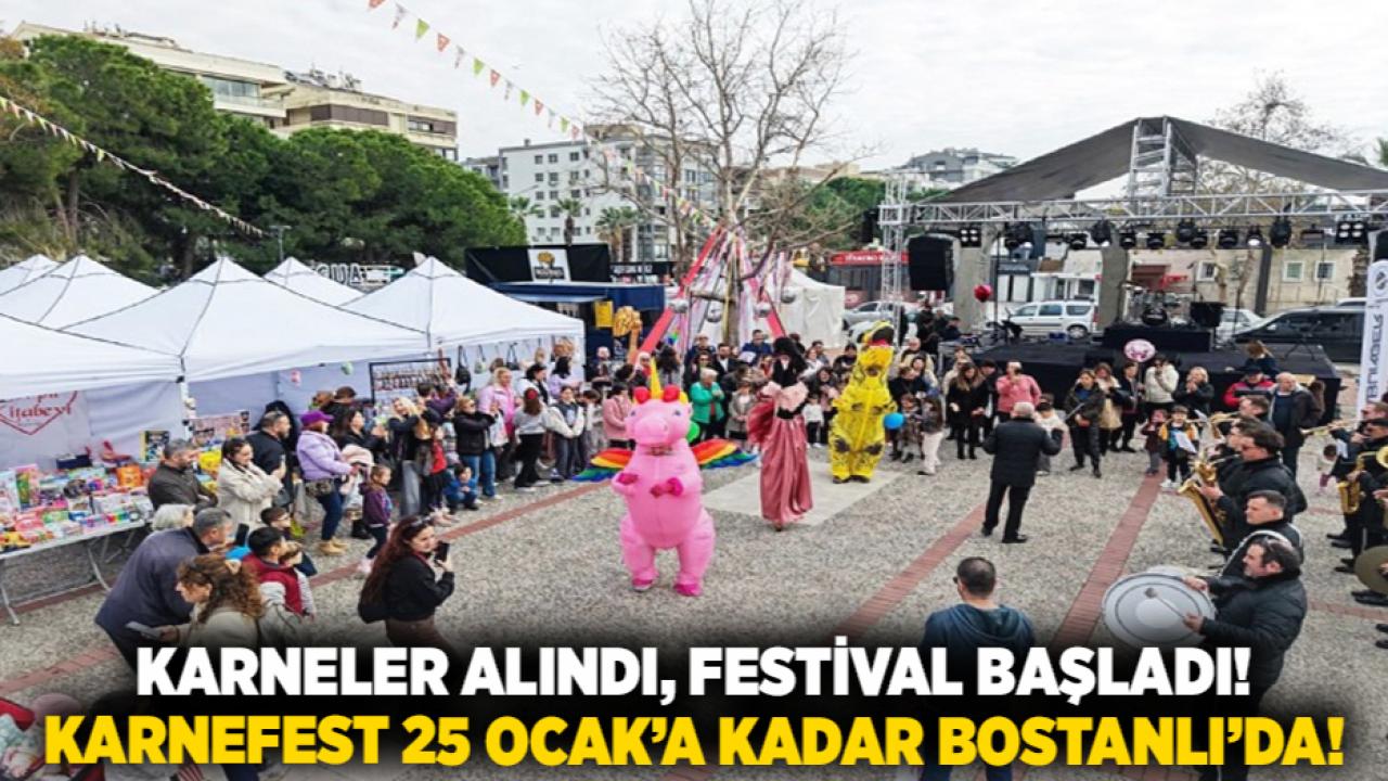 Karneler alındı, festival başladı! KarneFest 25 Ocak’a kadar Bostanlı’da!