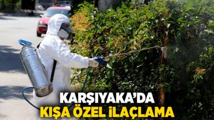 Karşıyaka’da kışa özel ilaçlama