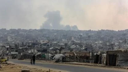 Katil İsrail, ateşkese rağmen Gazze’nin farklı bölgelerini bombalamayı sürdürdü
